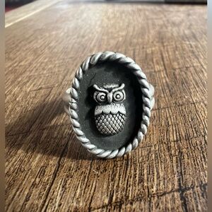 Artisan Designed Owl Ring